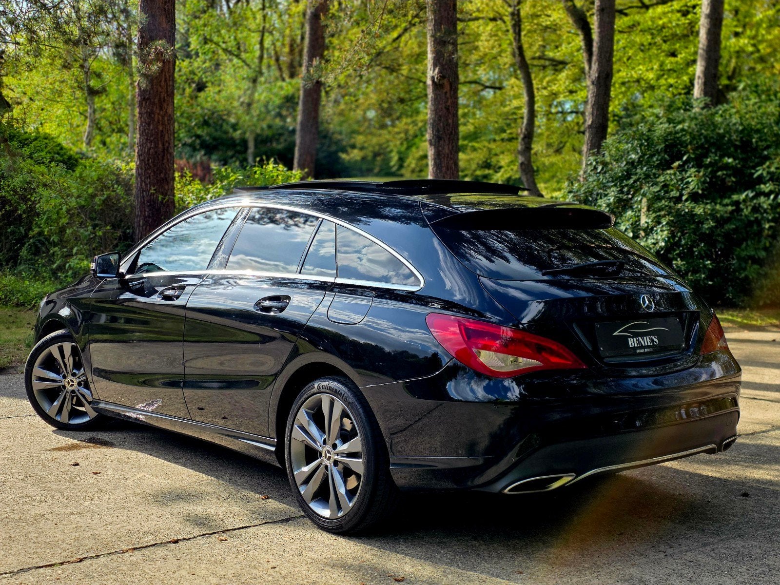 CLA 180 BENZINE - 2019 - 98.337KM - PANO - CAMERA, Auto's, Zwart, Leder, Bedrijf, Break