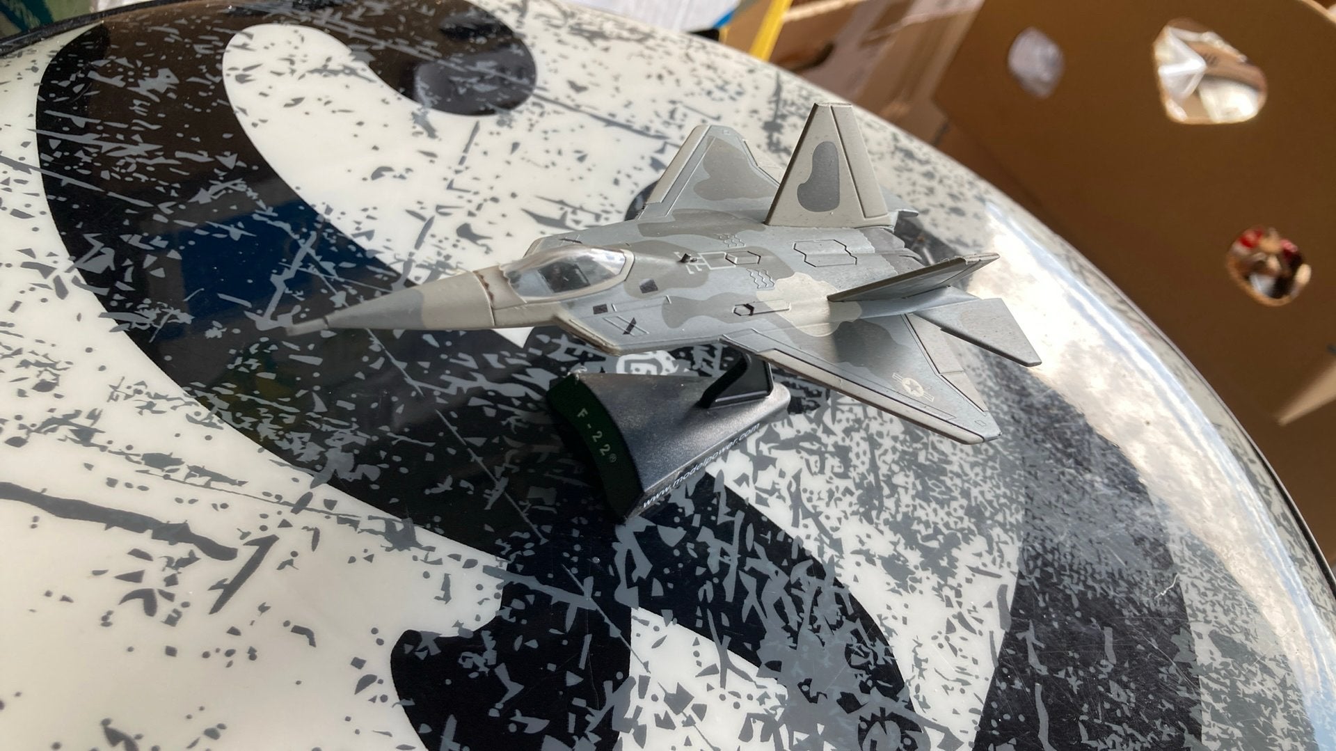 Lockheed Martin F-22 Raptor Straaljager Model met Standaard, Enlèvement ou Envoi