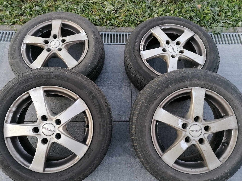 4 pneus été Michelin + 4 jantes Mini One, 15 pouces, 175 mm, Véhicule de tourisme, Pneus été