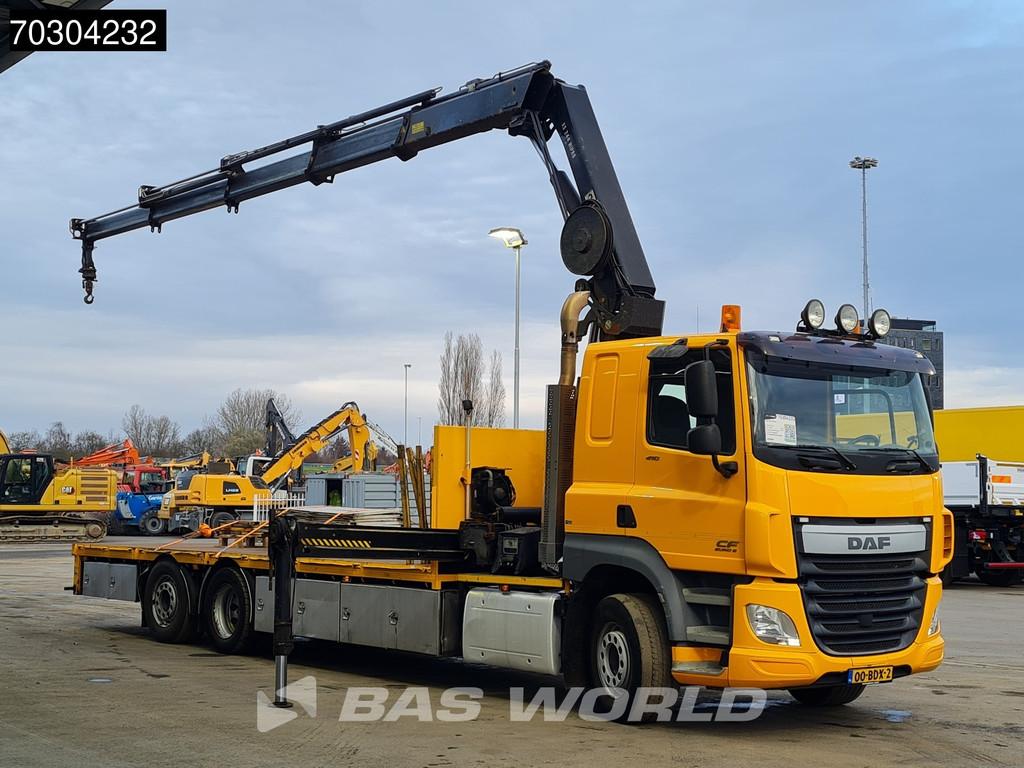 DAF CF CF 410 6X2 NL-Truck HIAB 244EP-4 HIPRO Crane Kran Lif, Autos, Camions, Achat, Euro 6, Entreprise, Autres couleurs