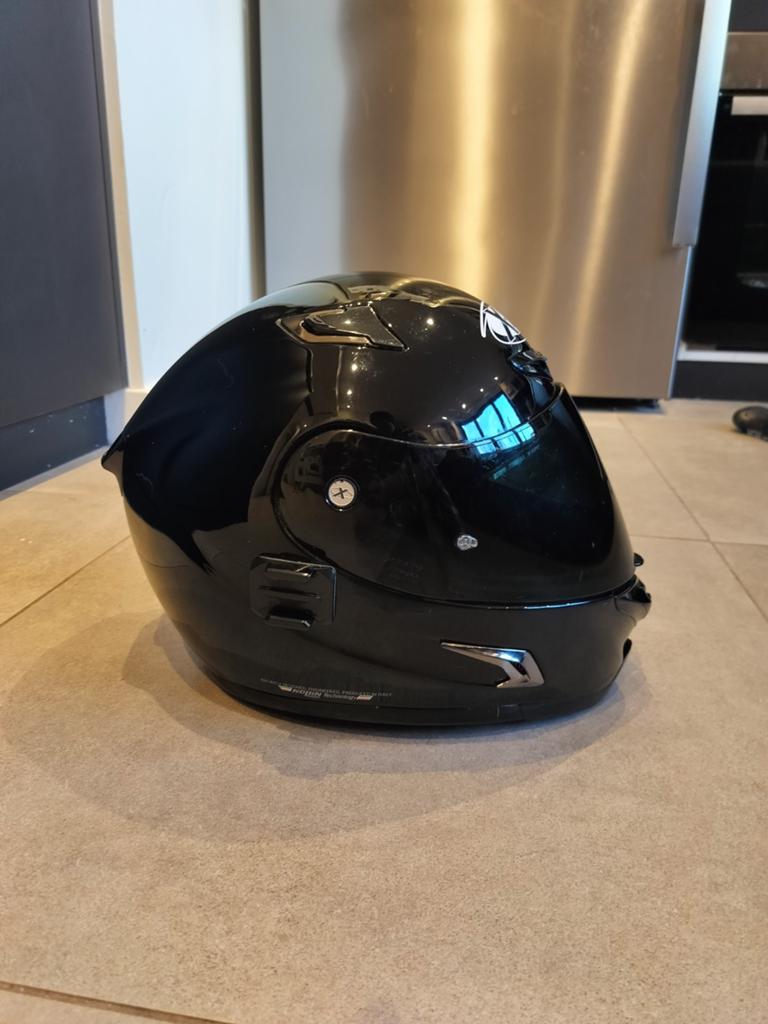 X-Lite X-802R Zwart + Donkere Visor - Premium sporthelm, Motoren, Kleding | Motorhelmen, Ophalen, M, Integraalhelm, Nolan