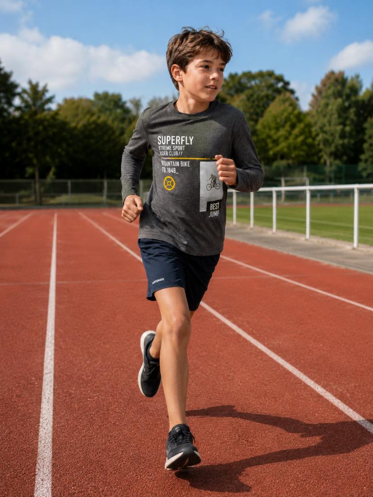 L18. Short de sport noir garçon – Taille S(Artengo), Enfants & Bébés, Pantalon, Garçon, Enlèvement ou Envoi, Artego