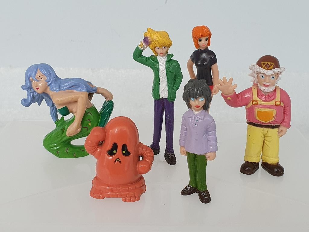 Lot van 6 Yu-Gi-Oh! figuren (2000-2001) (2), Verzamelen, Poppetjes en Figuurtjes, Ophalen of Verzenden, Gebruikt