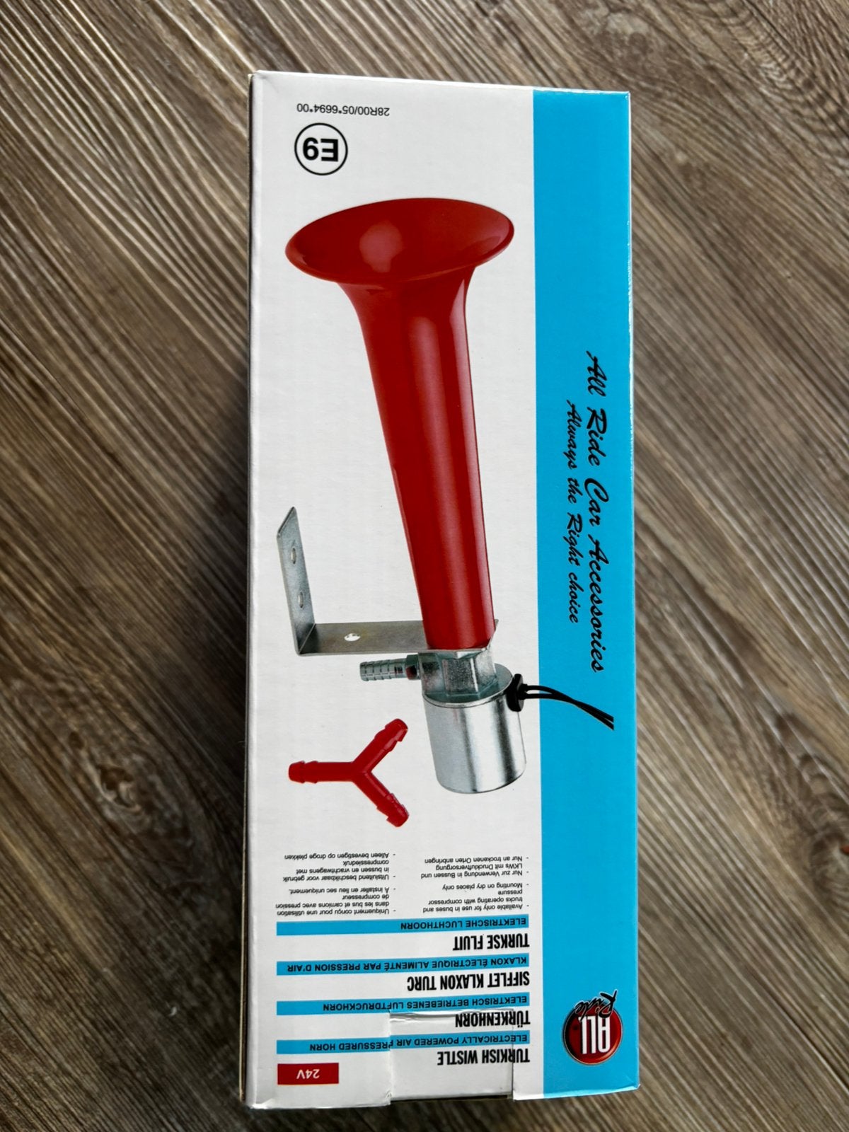 All Ride 24V Luchthoorn – €15, Ophalen of Verzenden, Zo goed als nieuw