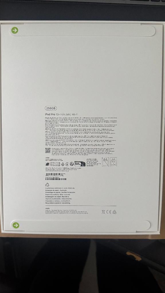 Ipad pro 13 inch 256gb (2026) nieuw (sealed), Computers en Software, Apple iPads, 13 inch of meer, Zwart, Nieuw, Ophalen of Verzenden