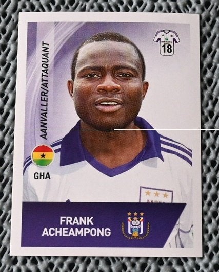 Panini Football 2014 RSC Anderlecht Frank Acheampong, Envoi, Neuf, Affiche, Image ou Autocollant