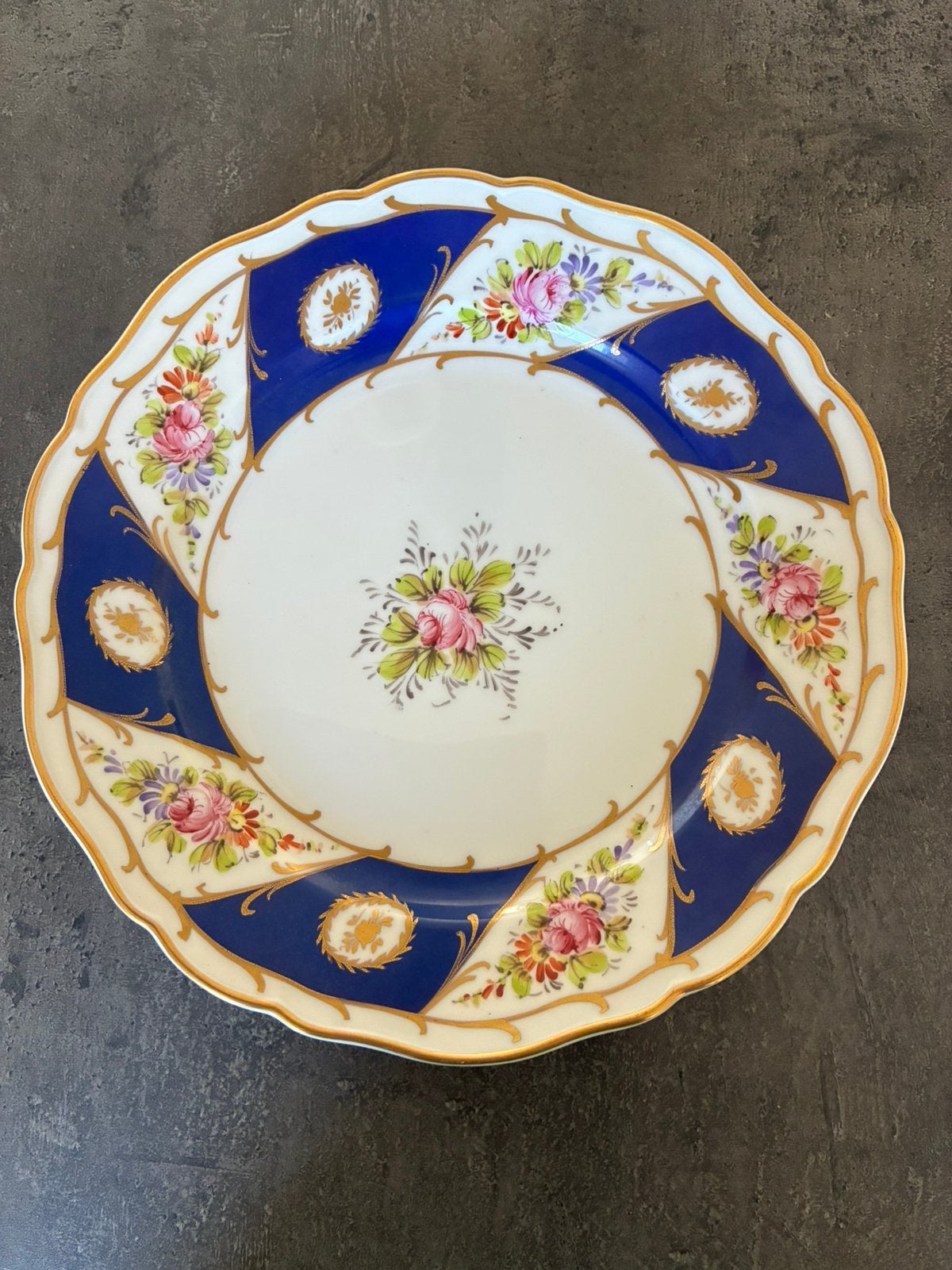 Vintage bord 24 cm diameter, Ophalen of Verzenden