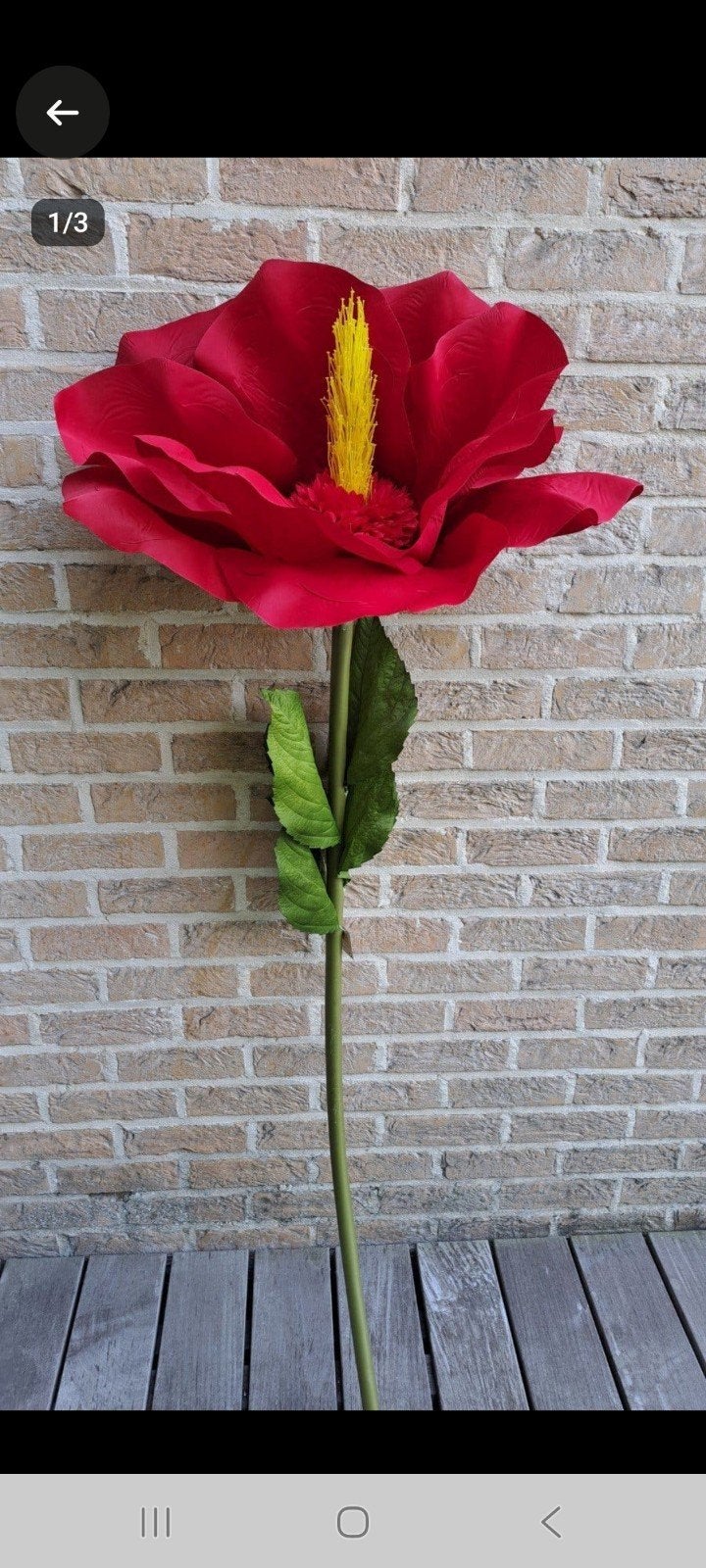 fleur artificielle, Maison & Meubles, Neuf, 165 cm, Plastique, Enlèvement