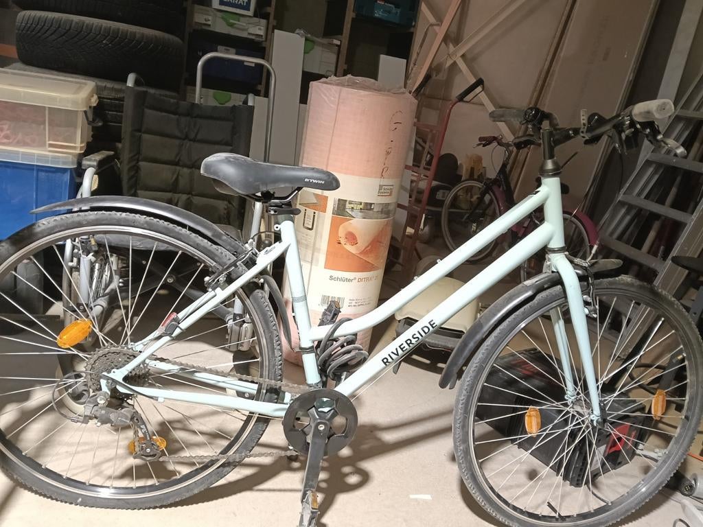 Damesfiets, Ophalen