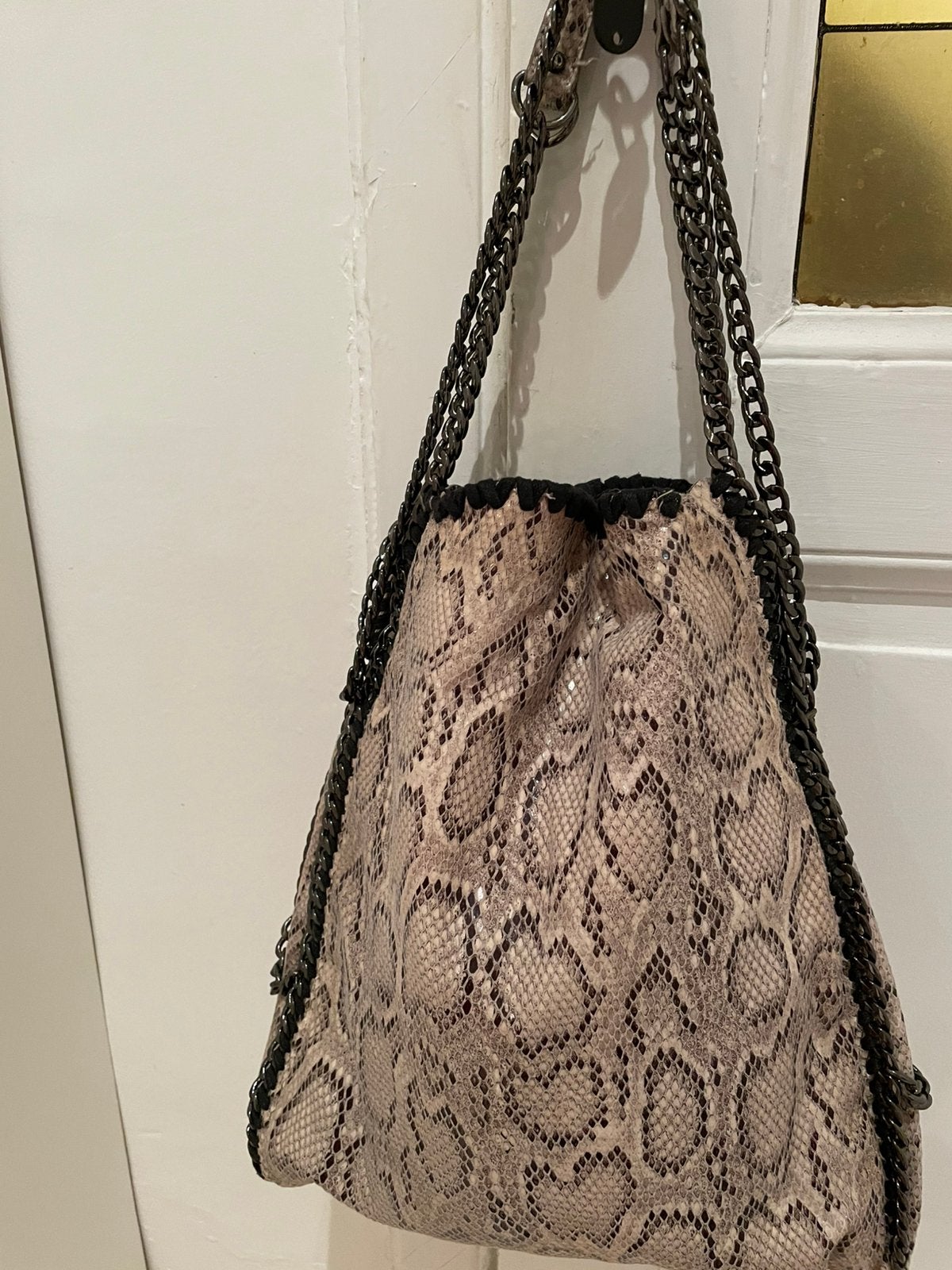 Grand sac croco, Bijoux, Sacs & Beauté, Sacs | Sacs Femme, Enlèvement ou Envoi, Comme neuf, Beige