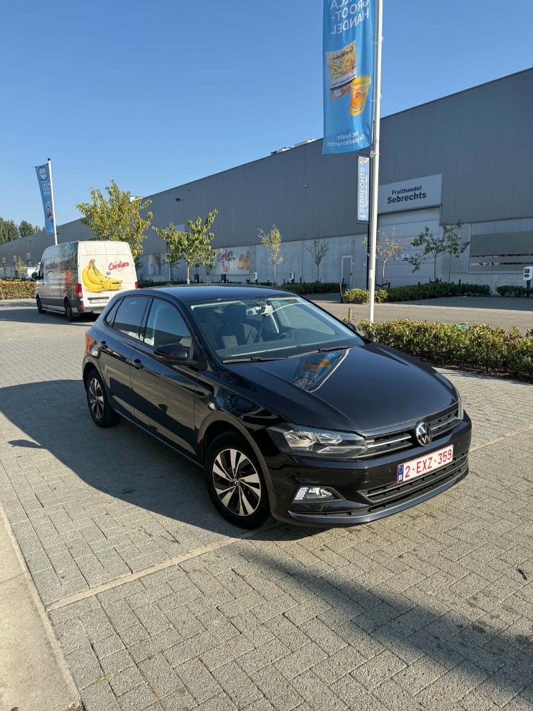 Volkswagen Polo VI (AW1) 1.0 TSI Comfortline/Turbobenzine, Auto's, Voorwielaandrijving, Stof, Zwart, Particulier