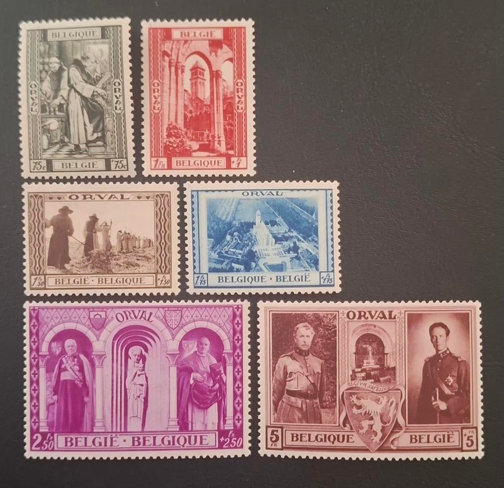 Belgique : COB 513/18 ** Troisième Orval 1939, Sans timbre, Neuf, Enlèvement ou Envoi, Non oblitéré