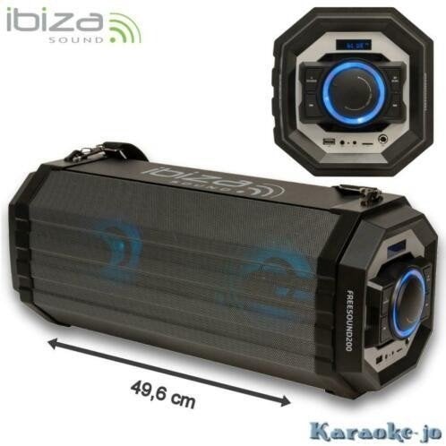 IBIZA FREESOUND200 Draagbaar audiosysteem Usb,Sd,Bt,Fm, Bluetooth, Enlèvement ou Envoi, Neuf, Autres types