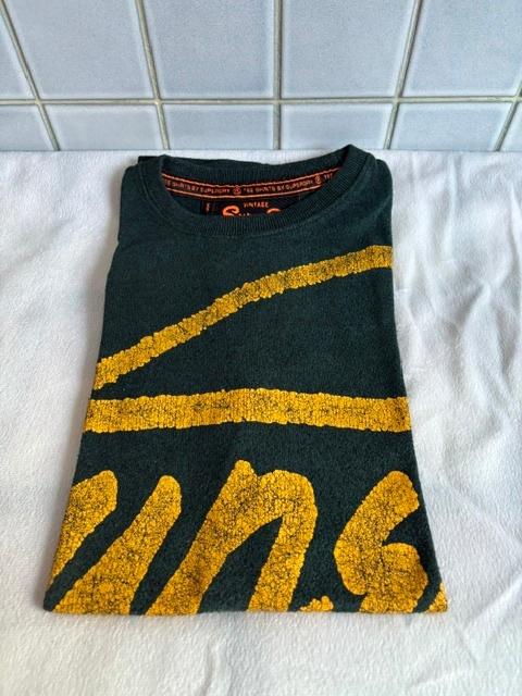 T-shirt vert jaune XS Superdry / unisexe, Comme neuf, Taille 46 (S) ou plus petite, Superdry, Vert