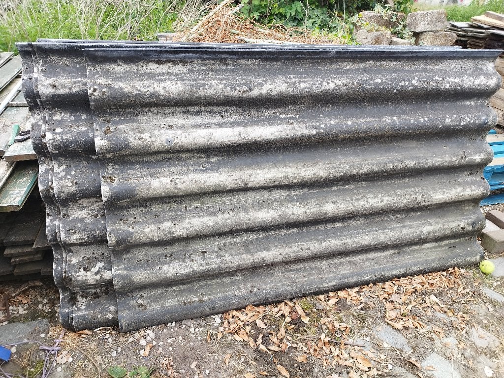 Vezelcement Golfplaten zonder asbest 181 x 110 cm, Ophalen, Overige materialen, Gebruikt, 5 tot 10 m²