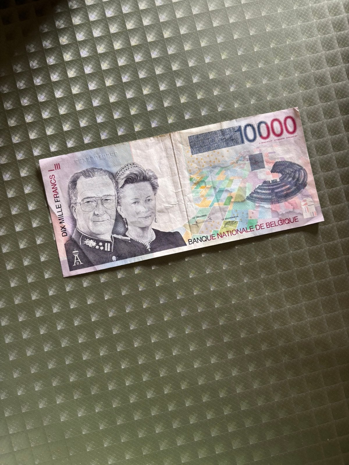 10000 belgische frank, Postzegels en Munten, Ophalen