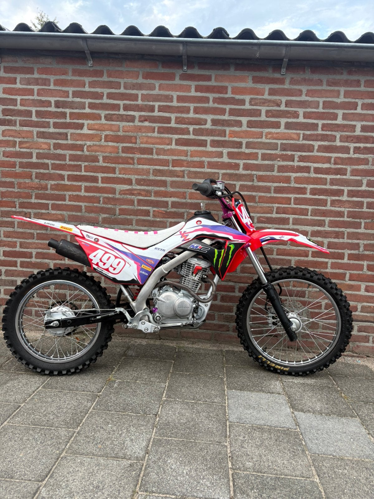 Honda crf 125 f crossmotor pitbike, Fietsen en Brommers, Ophalen, Zo goed als nieuw, Honda