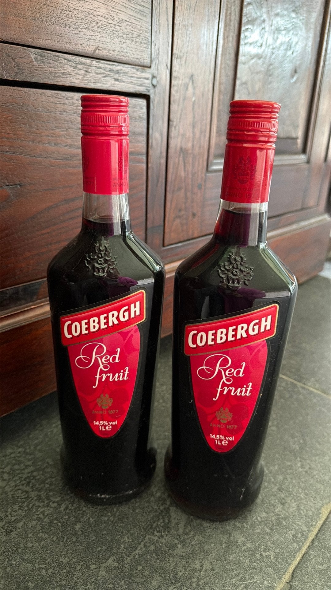 Coebergh red fruit 1 liter (2 stuks), Ophalen of Verzenden, Nieuw, Overige typen