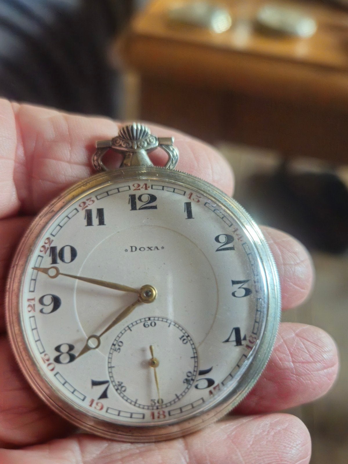 Zenith zakhorloge jaar 1900, Handtassen en Accessoires, Horloges | Antiek, Ophalen of Verzenden