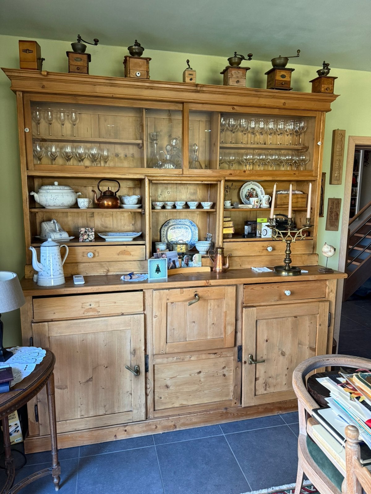 Comptoir de bar antique - Reçu d'achat original inclus !, Antiquités & Art, Antiquités | Meubles | Armoires, Enlèvement