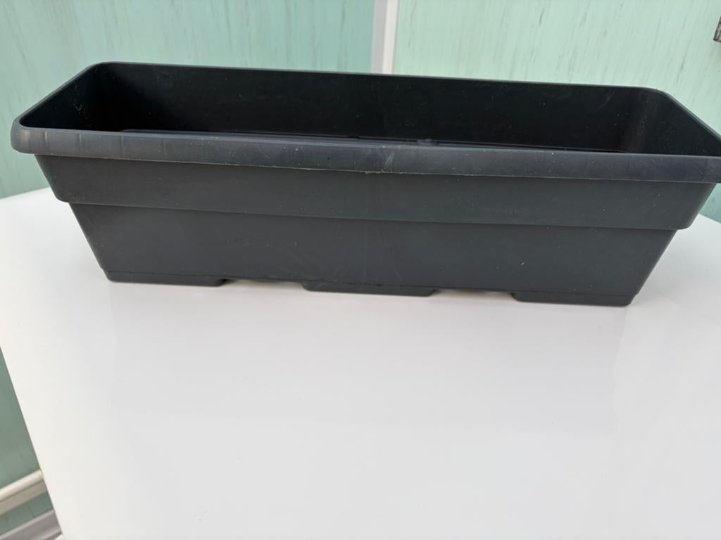 Jardinière en plastique 48 x 15 cm, Enlèvement, Comme neuf