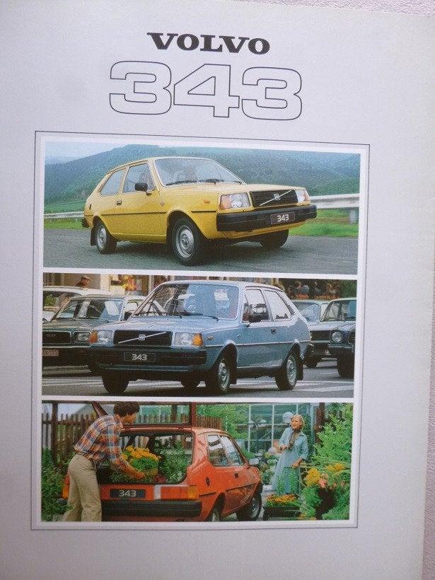 Volvo 343, brochure uit 1979, Verzenden, Zo goed als nieuw, Volvo