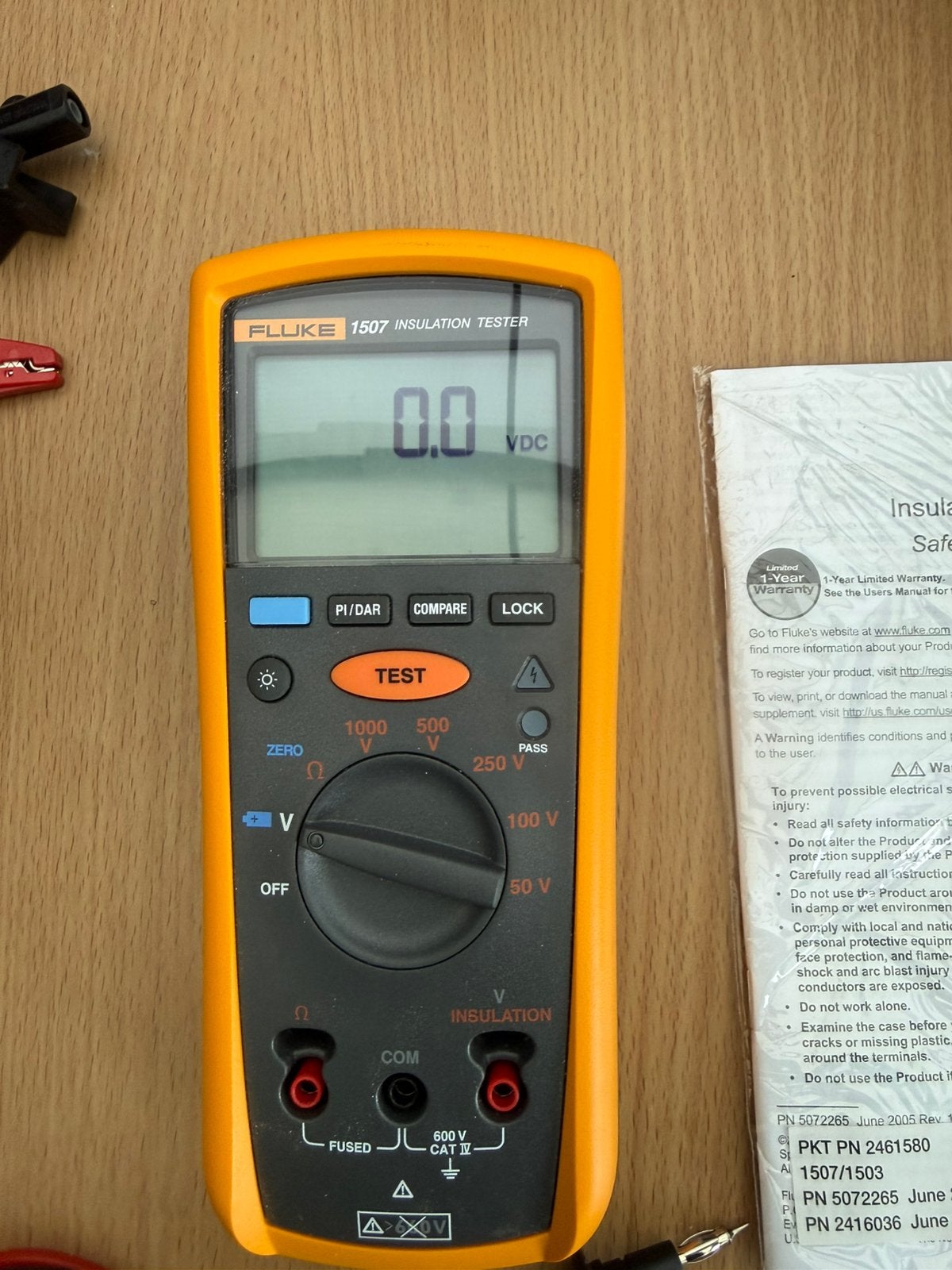 Fluke 1507 megger, Doe-het-zelf en Bouw, Meetapparatuur, Ophalen, Nieuw, Elektriciteit