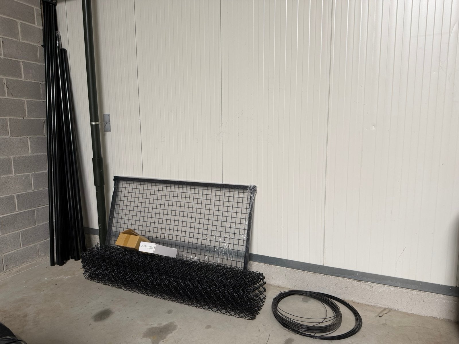 Clôture dejardin noire complèteavec portail-NEUVE/INUTILISÉE, Jardin & Terrasse, Enlèvement, Neuf, 180 à 250 cm, Autres types