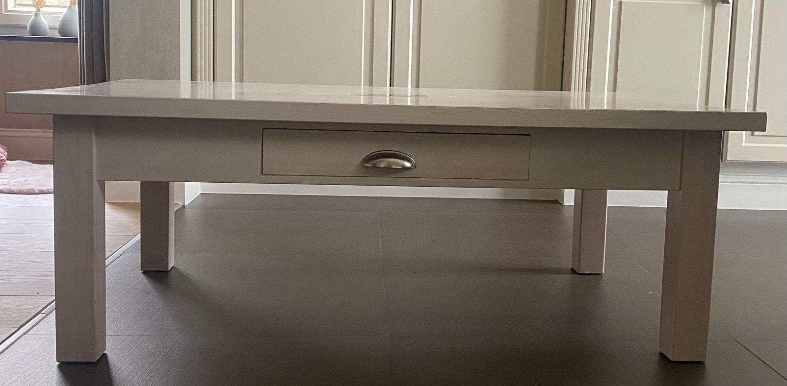 Salontafel te koop, Ophalen, Gebruikt, 100 tot 150 cm, Rechthoekig