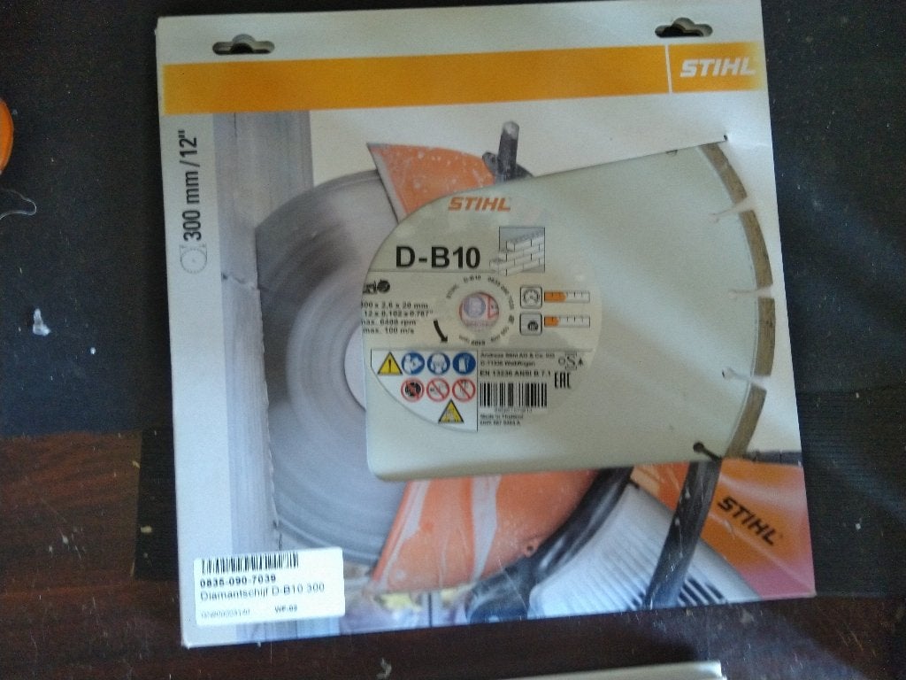 diamantschijf Stihl 300mm nieuw ongebruikt, Ophalen, Nieuw