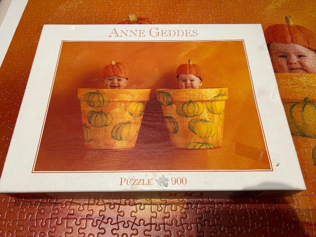 Puzzel Anne Geddes 900 stukjes, Enlèvement ou Envoi, 500 à 1500 pièces, Comme neuf, Puzzle