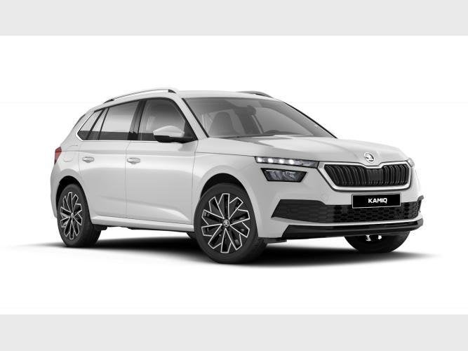 Skoda Kamiq 1.0 TSI Selection DSG, Auto's, Skoda, Automaat, Airbags, Overige modellen, Wit