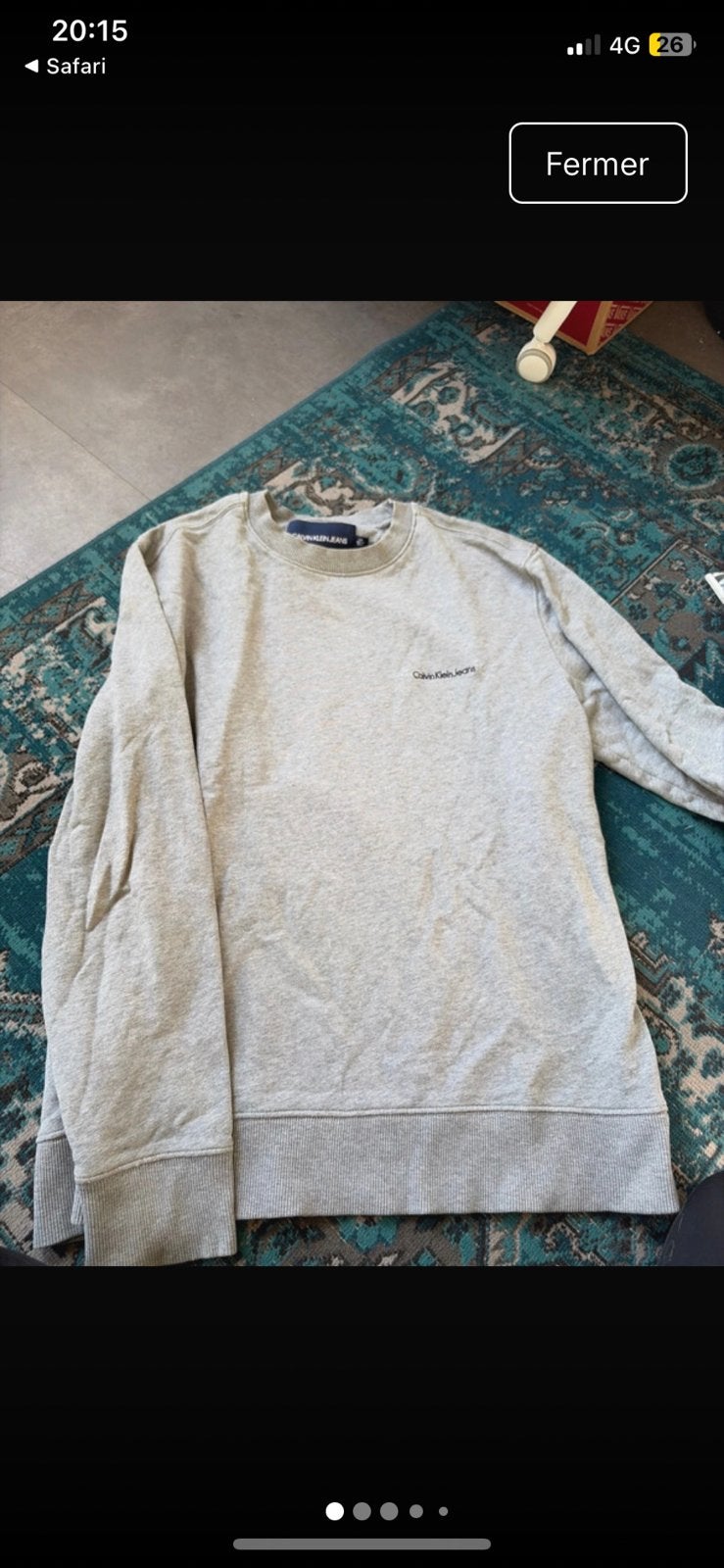 Sweat Calvin Klein L, Enlèvement, Comme neuf