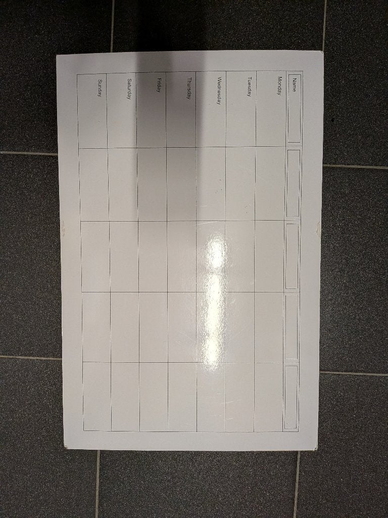 Planbord, Ophalen of Verzenden, Zo goed als nieuw, Magneetbord