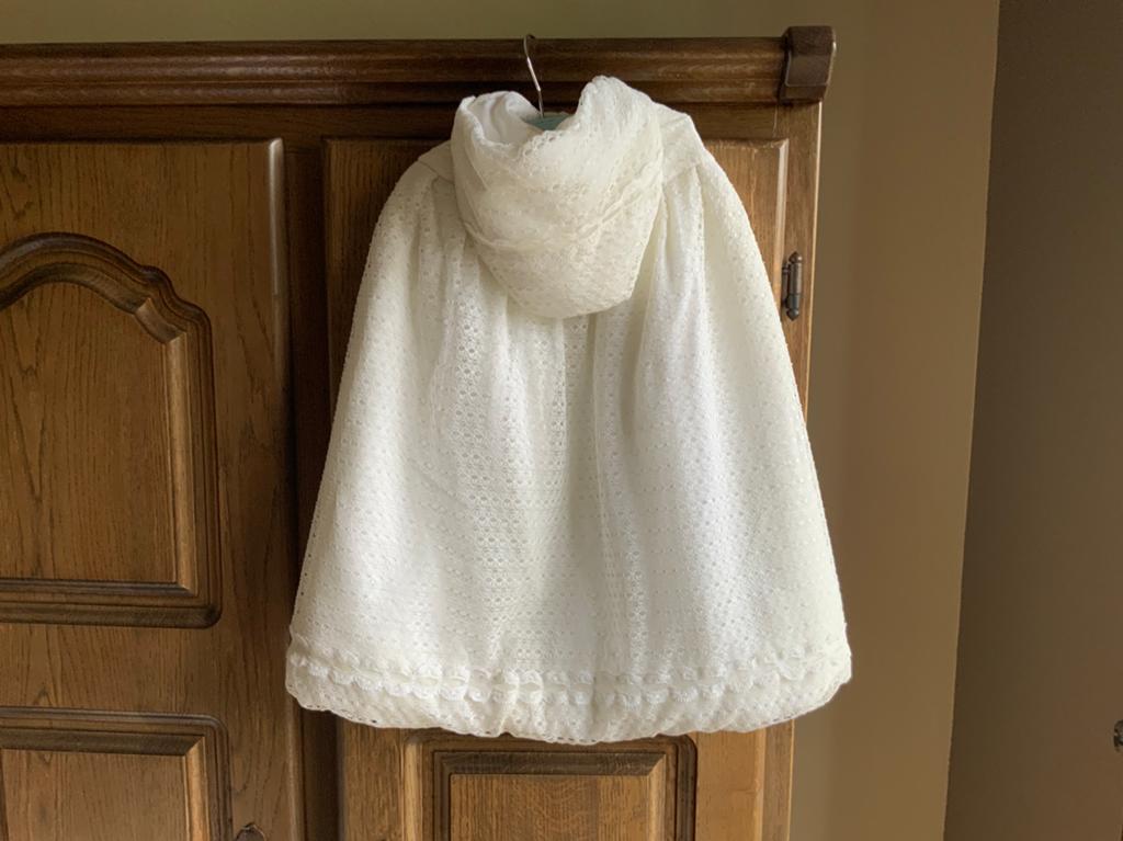 Doop kleedjes, mantel in kant, Kinderen en Baby's, Ophalen, Zo goed als nieuw