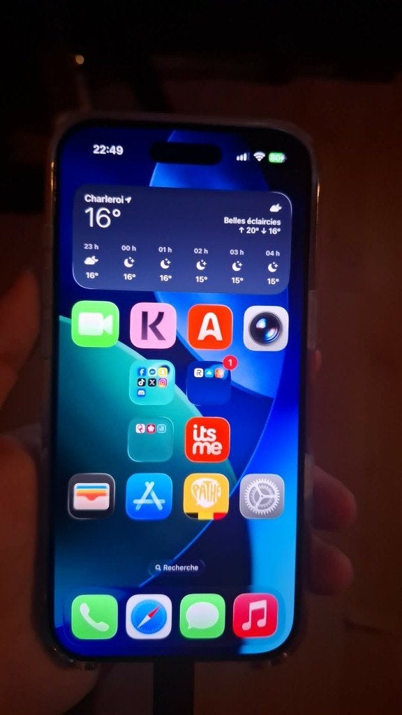 iPhone Air 256go couleur bleu, Télécoms, Téléphonie mobile | Apple iPhone, Enlèvement, Neuf, Bleu, 100 %