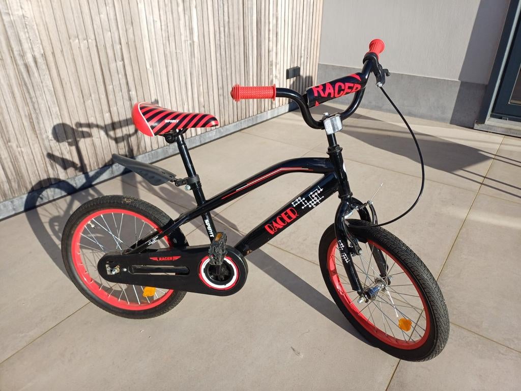 Jongensfiets 18 inch spirit racer, Ophalen, Zo goed als nieuw