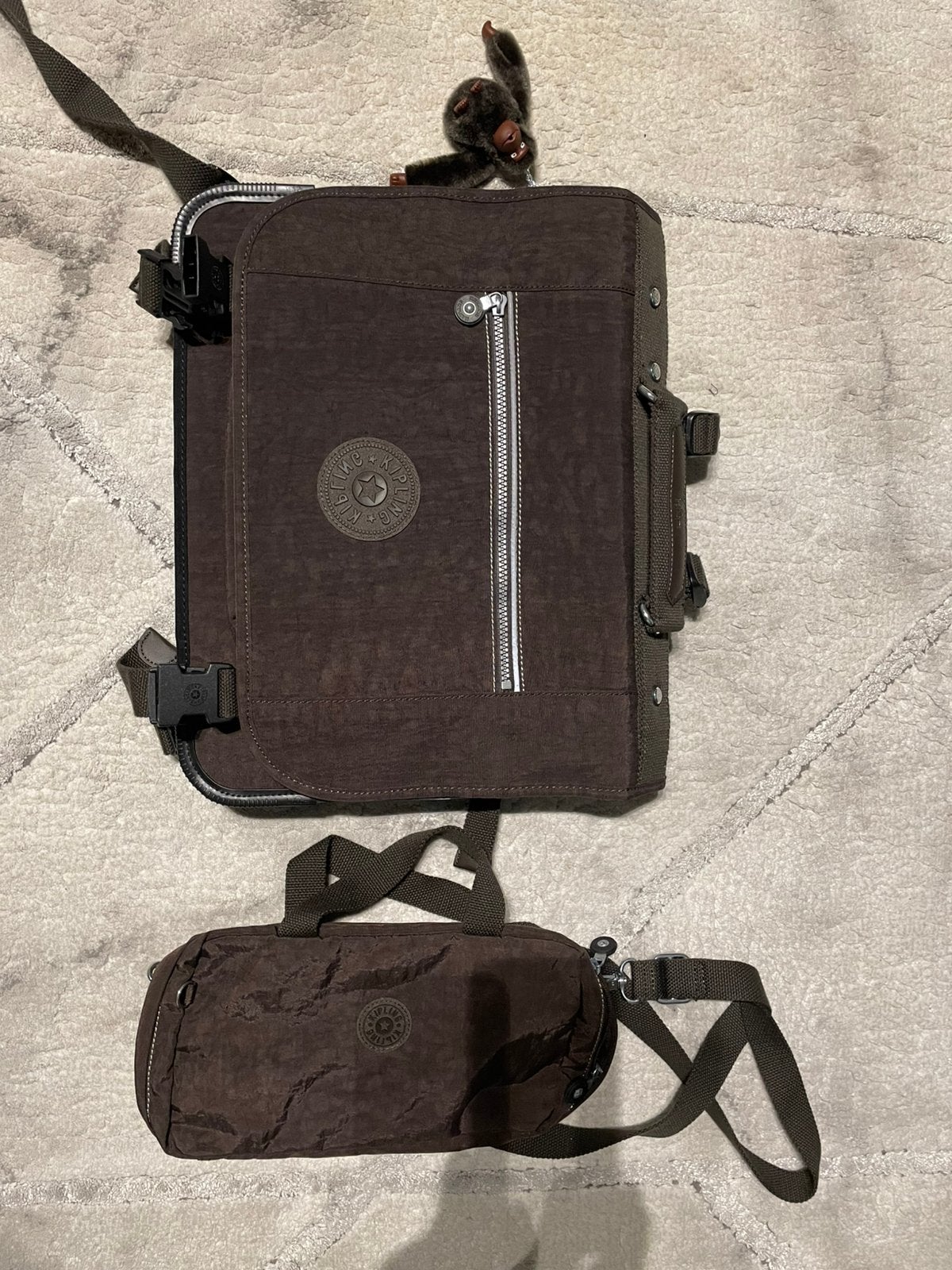 Cartable Kipling, Enlèvement, Neuf, Brun, Sac à dos