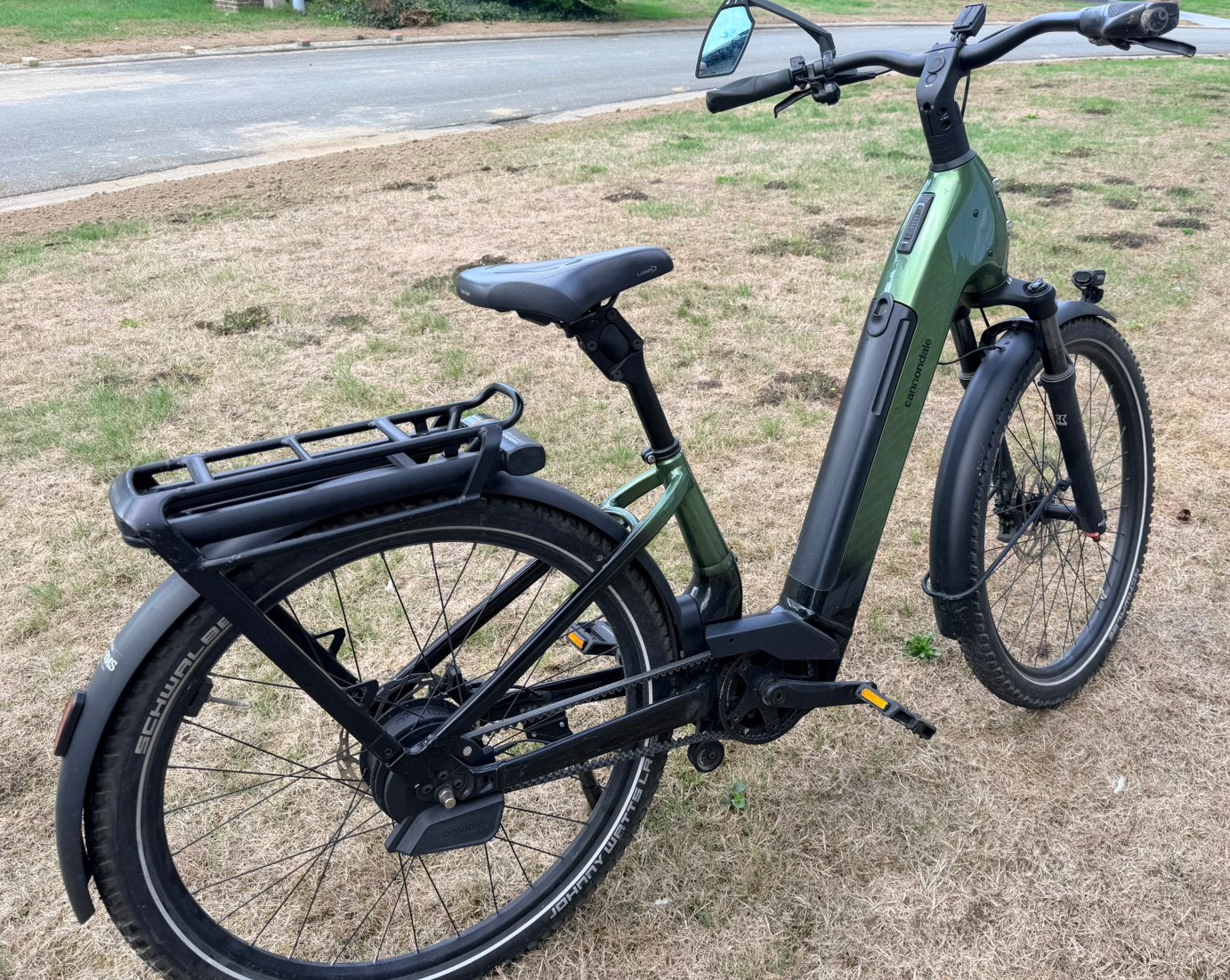 E bike Cannondale Tesoro autmatic, Fietsen en Brommers, Ophalen, Gebruikt, 50 km per accu of meer