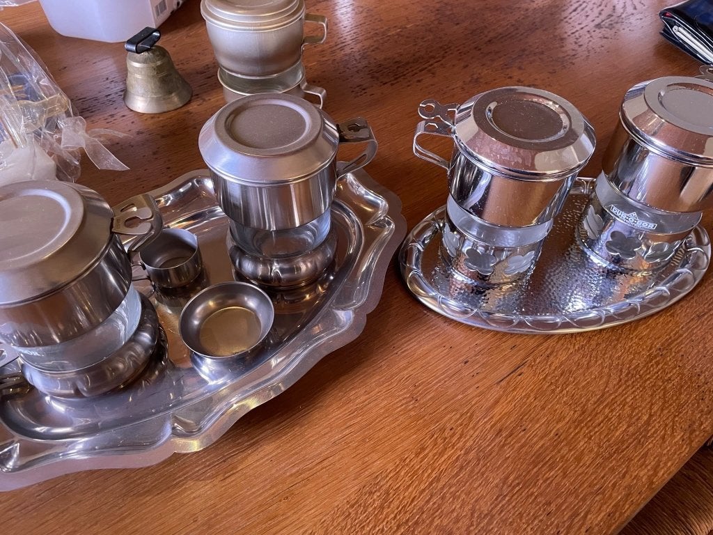 Vintage eenkops-koffiefilters, Ophalen