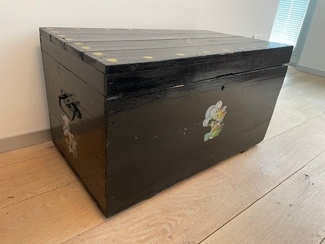 houten kistje, Ophalen