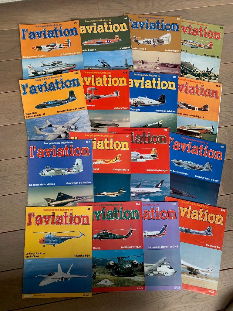 Encyclopédie illustrée de l'aviation (1981 à 1983), Verzamelen, Luchtvaart en Vliegtuigspotten, Ophalen of Verzenden, Zo goed als nieuw