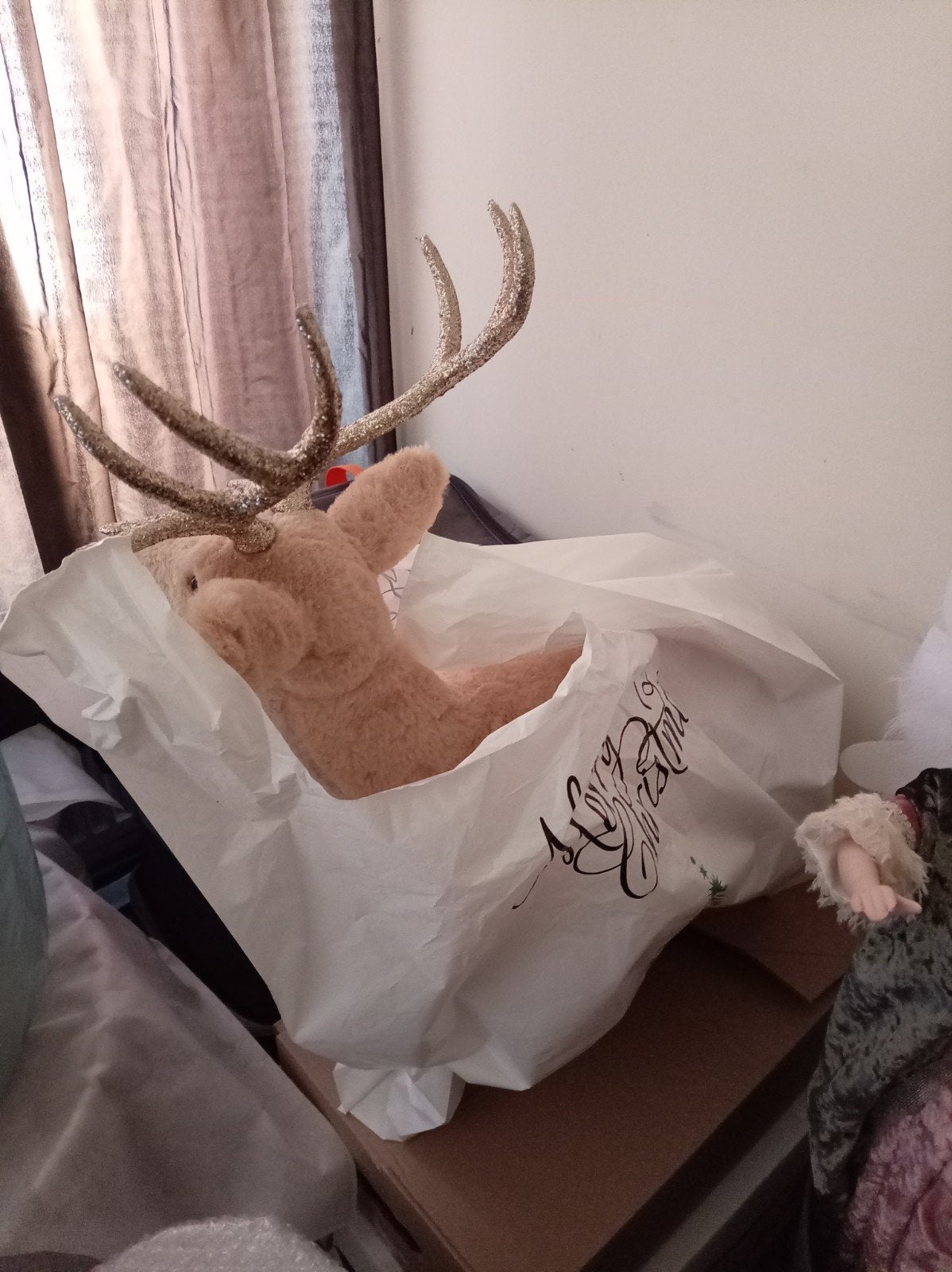 Kerst hert., Antiquités & Art, Antiquités | Vêtements et Textile, Enlèvement