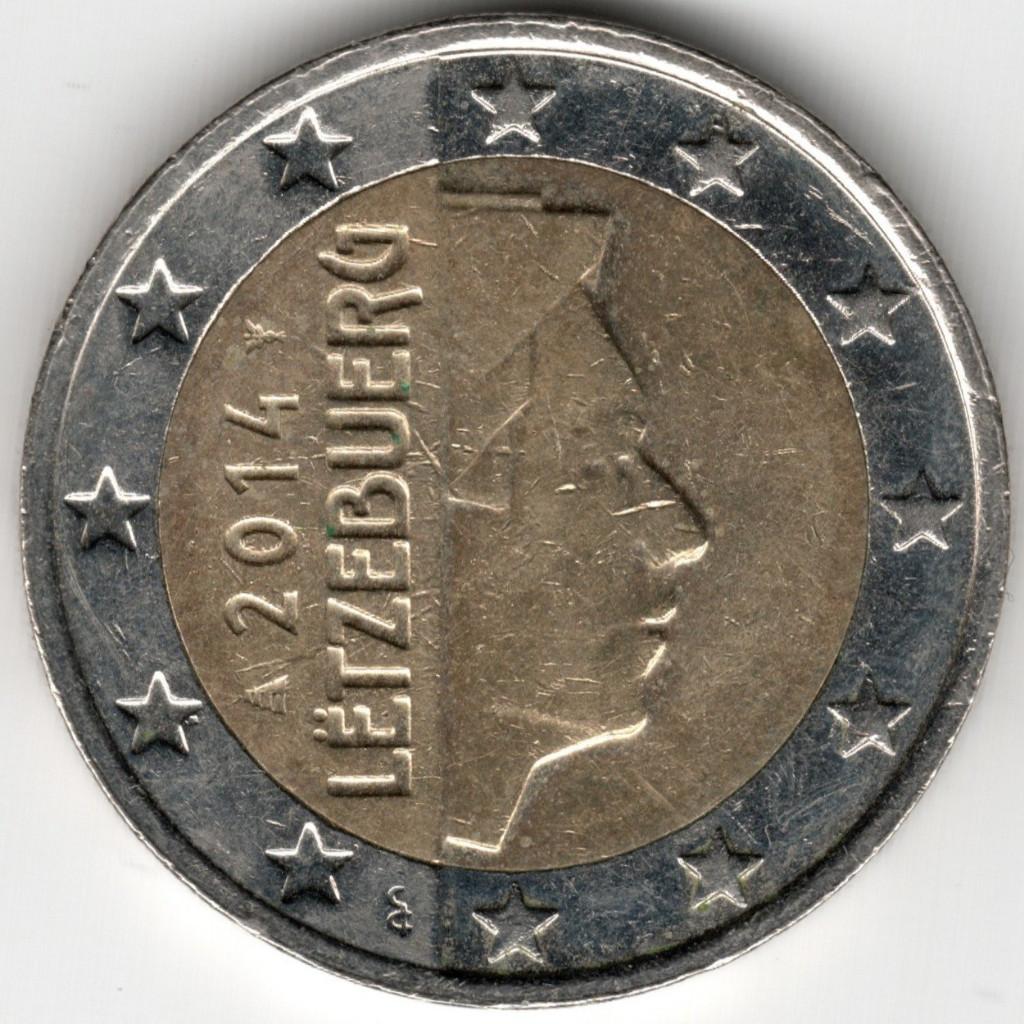 Luxembourg : 2 euros 2014 KM #93 Ref 16723, Timbres & Monnaies, Monnaies | Europe | Monnaies euro, Enlèvement ou Envoi, Luxembourg