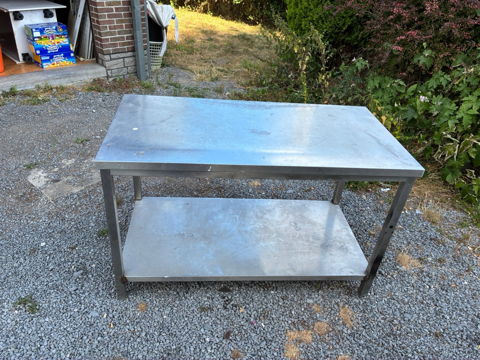 Table Professionelle en inox, Articles professionnels, Enlèvement, Utilisé, Mobilier en inox