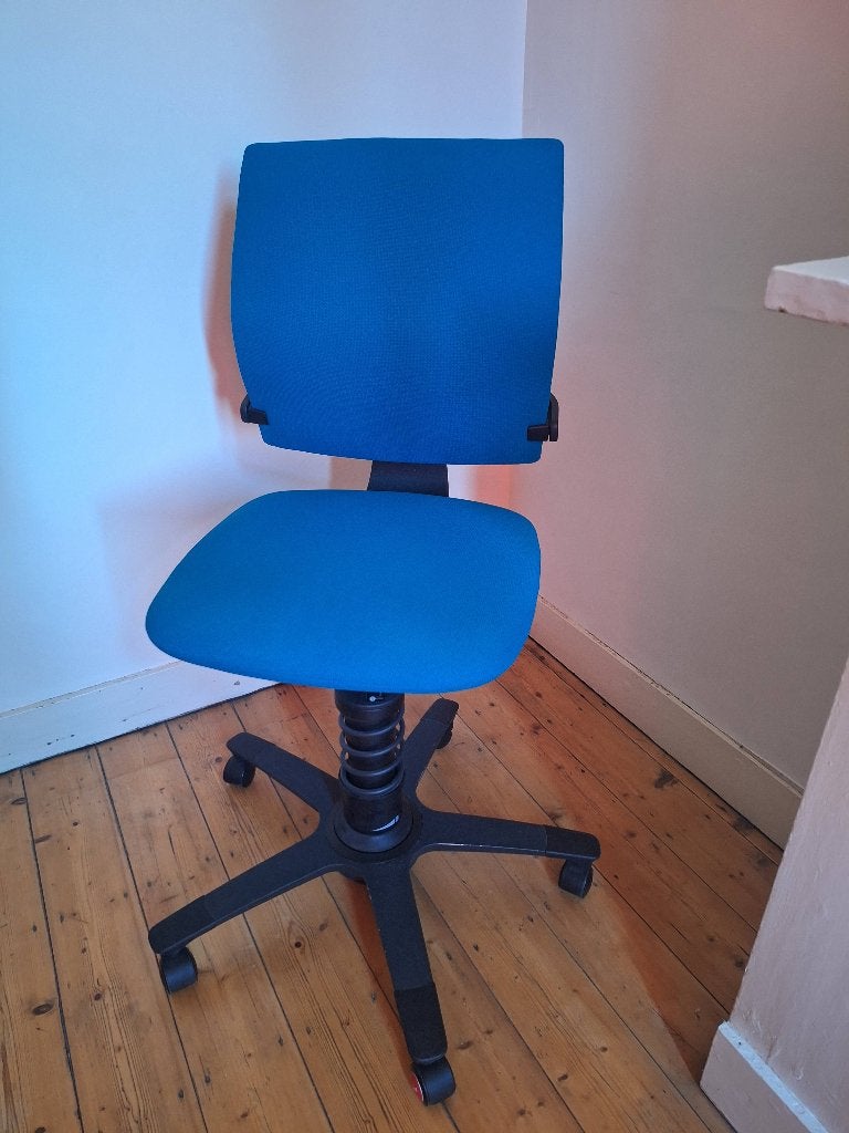 Aeris Actieve Bureaustoel 3Dee, Huis en Inrichting, Bureaustoelen, Ophalen, Gebruikt, Blauw, Bureaustoel