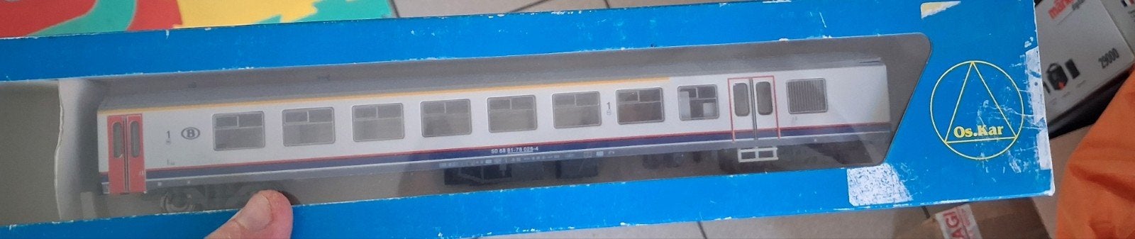 Wagon m4 de la sncb 1er classe, Wagon