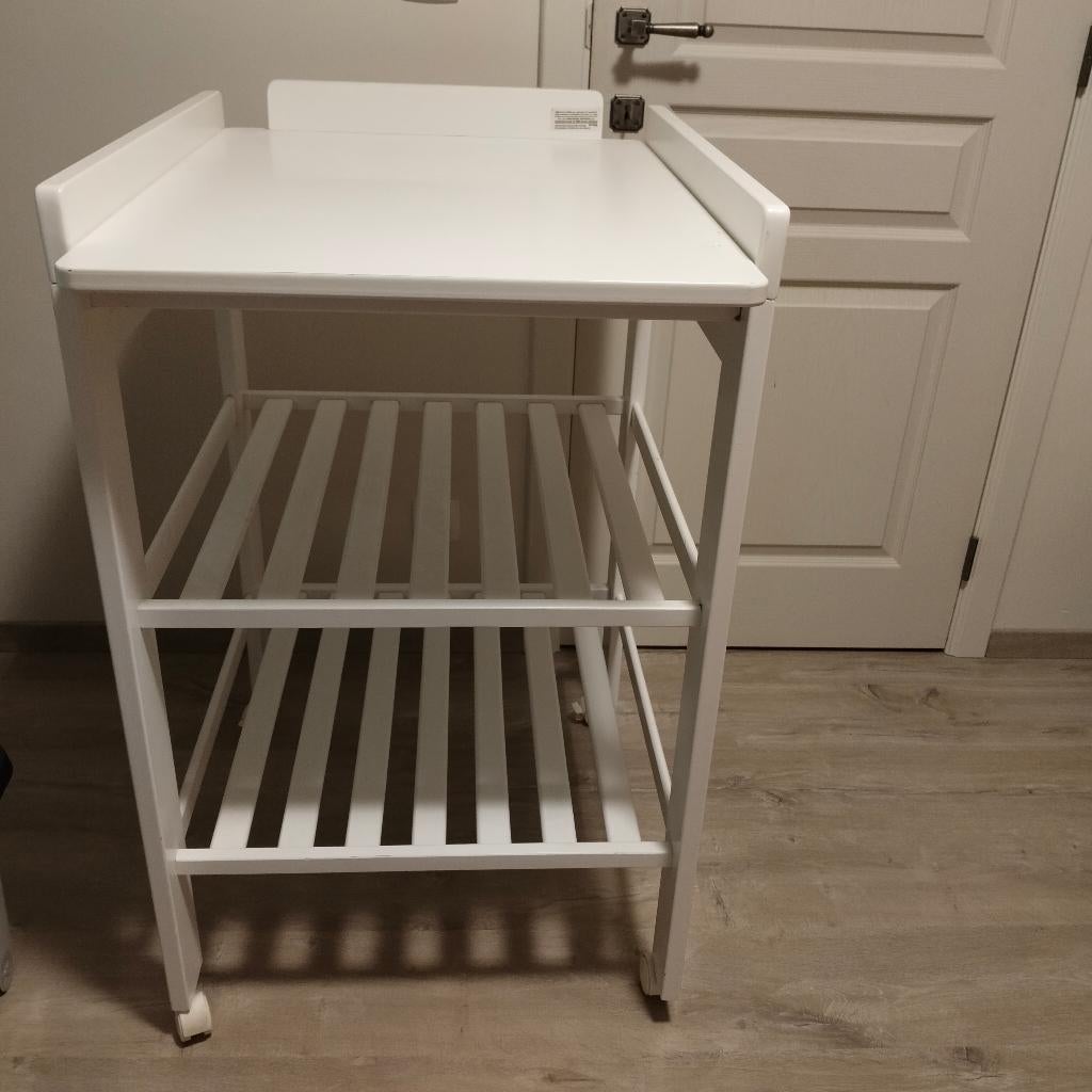 Verzorgingstafel op wieltjes, Kinderen en Baby's, Ophalen, Gebruikt, Tafel