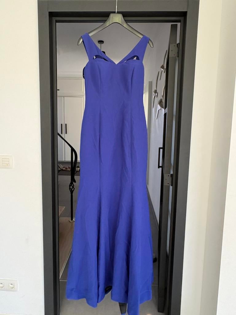 Avondkleed, Kleding | Dames, Ophalen, Zo goed als nieuw, Maat 38/40 (M), Blauw