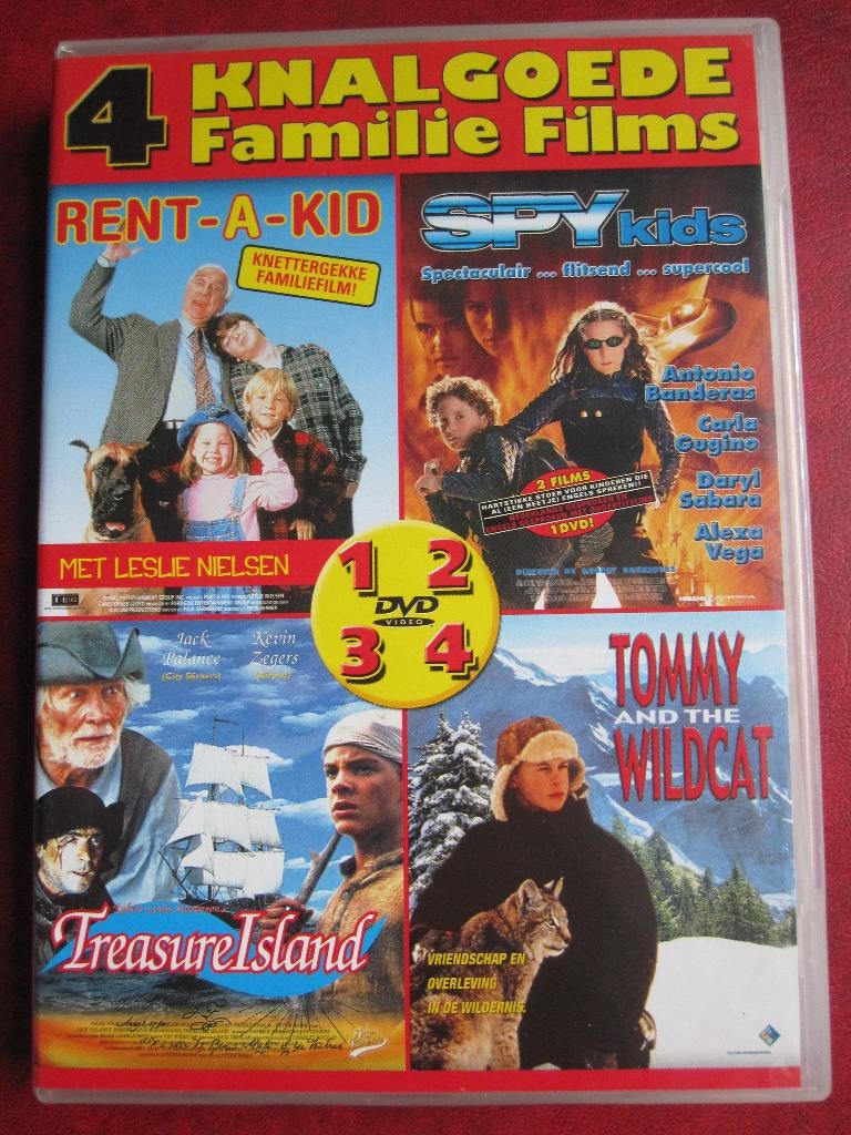 4 Knalgoede Familie Films (4 disc), Alle leeftijden, Ophalen of Verzenden, Zo goed als nieuw